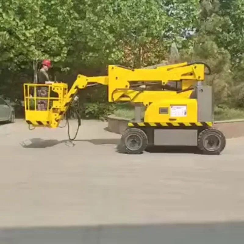 Flexible Operation Boom Lift, Full Proportional Control, Small Turning Radius, for Complex Industrial Plants Customized