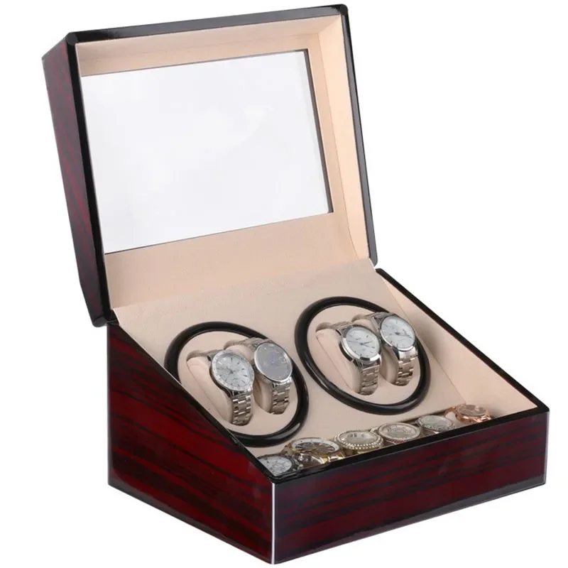 Motor Silent Movement Winder Watch Boxes Automatic Rotator Watch Winder Men Mechanical Watches Display Organizer Accessories