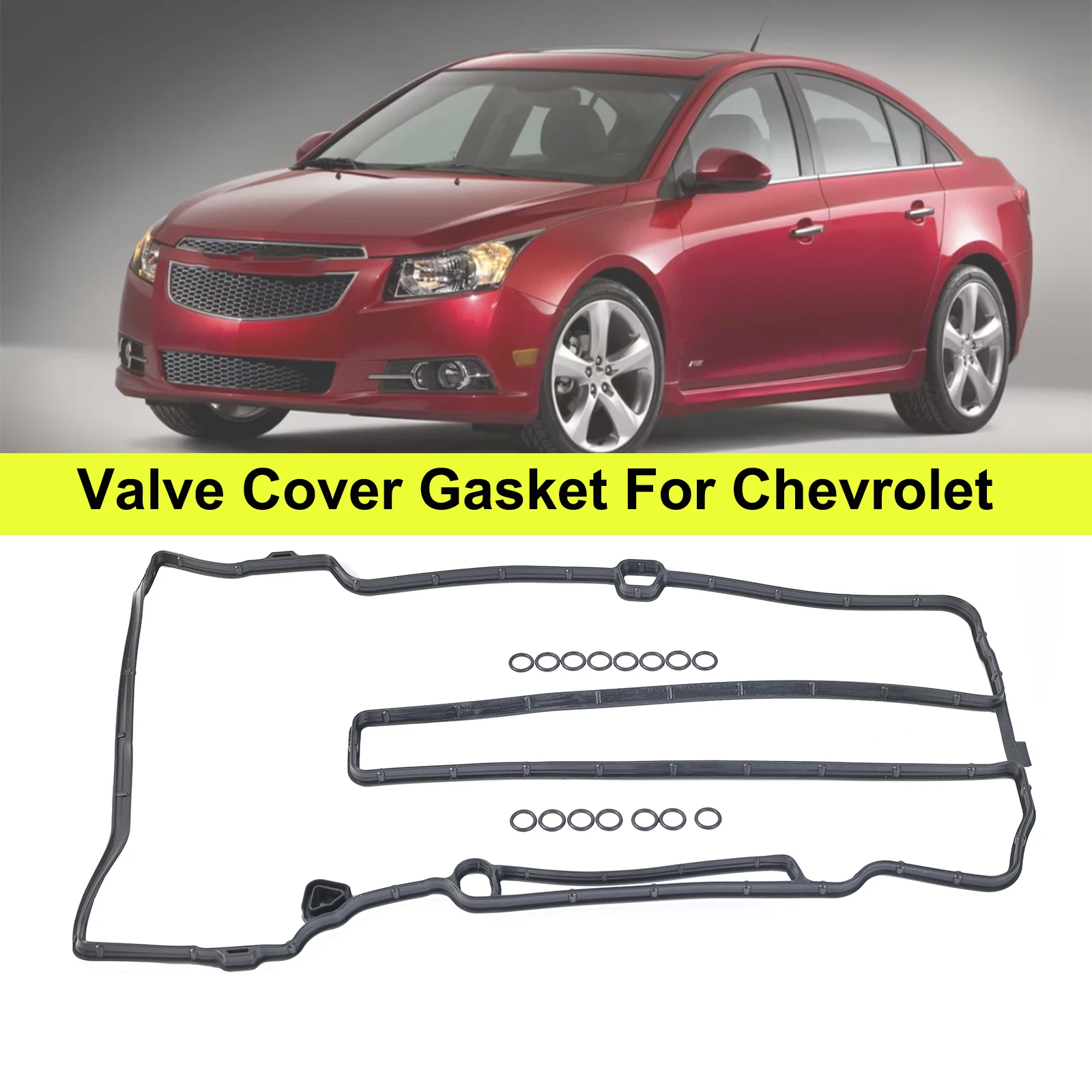 For Buick Encore Chevrolet Cruze Volt Trax 1.4L L4 Turb 4-Door Black Car Engine Valve Cover Gasket  714234900 55573747 VS50807R