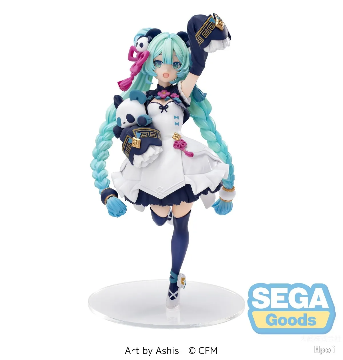 

18CM Anime Hatsune Miku Figure National Style Fashion Panda MODERNCHINA Model Toy Gift Collection Action Figure PVC