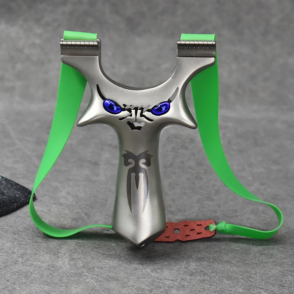 All Metal One-piece Slingshot High Quality Stainless Steel  Special Slingshot Head For Professional Hunting Shooting Two Styles