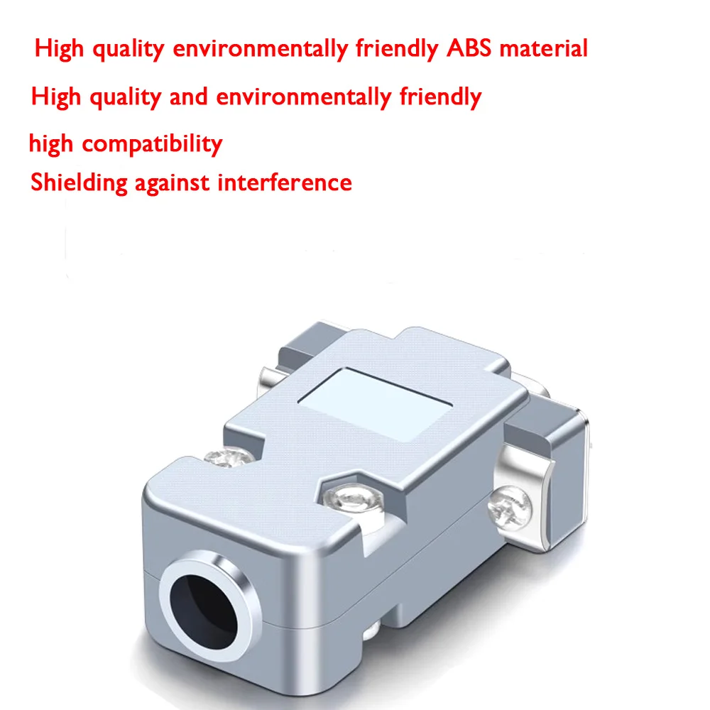 DB9 Female Male Mounting Serial Connector Solder Type PLC485 RS232 Connector 2 rows of 9-pin sockets Adapter for PCBs