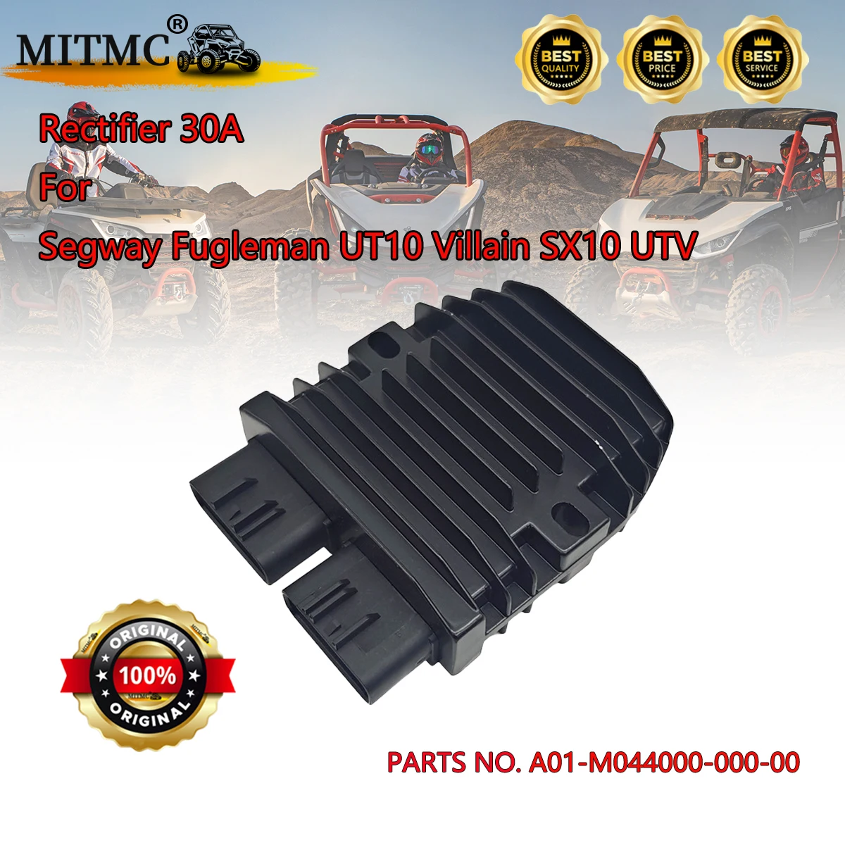 

Original Rectifier 30A For Segway Fugleman UT10 Villain SX10 UTV side-by-side A01-M044000-000-00