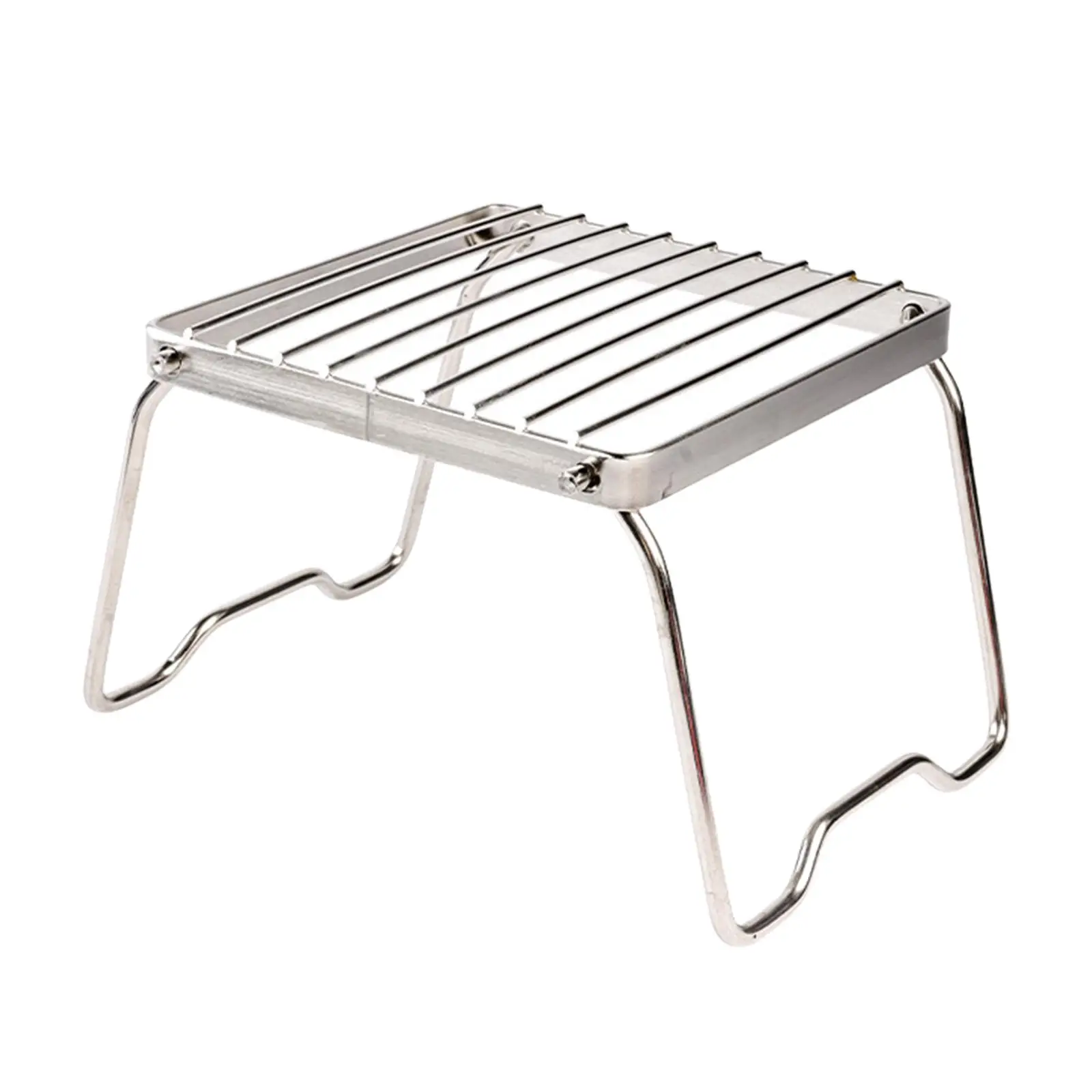 Folding Campfire Grill Portable Fire Grill Grate Barbeque Grill Burner Support