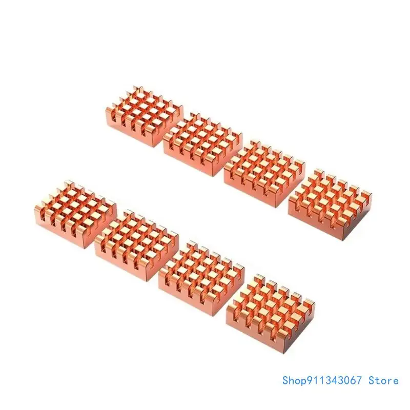 Heatsink 12x13x5mm Heat Sink Radiator Circuit Board Cooler Fin with Thermal Tape for Electronic Chip Drop shipping