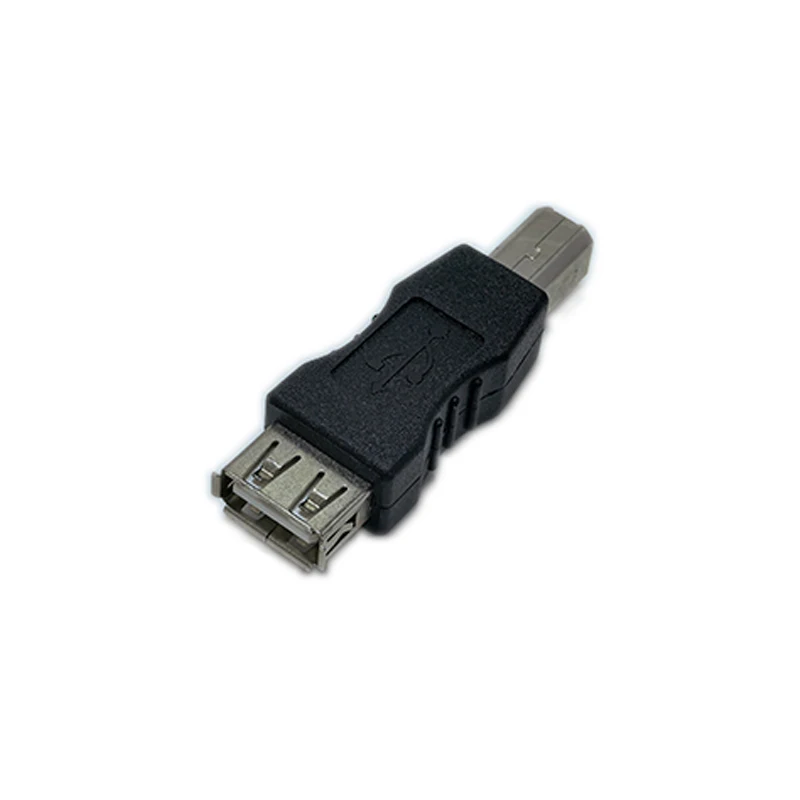 High Speed USB 2.0 Type A Female to Type B Male Adapter For Printer Scanner Data Sync Connector