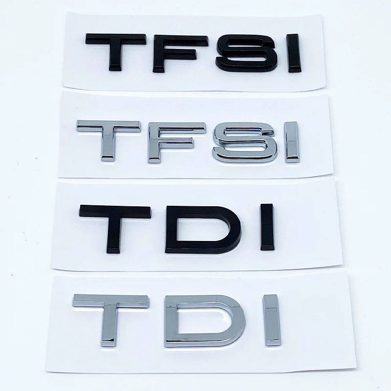 ثلاثية الأبعاد ABS الأسود S خط A1 A3 A4 A5 A6 A7 A8 TDI TFSI شعار شعار السيارات شارة جذع ملصق مائي ل حاجز السيارة ملصق اكسسوارات