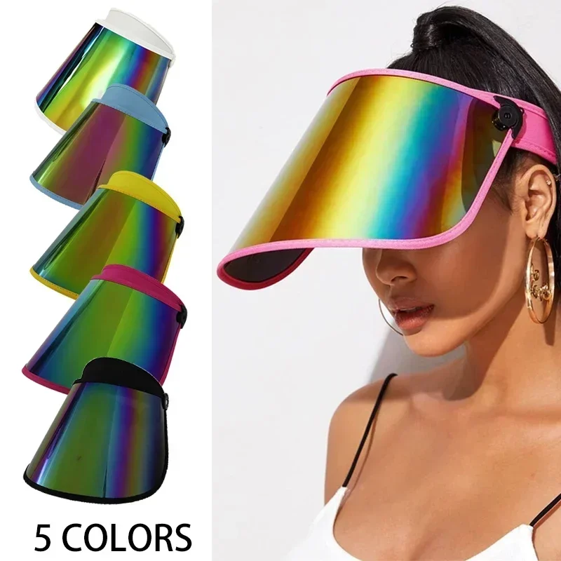 UV 400 Sun Hat for Ladies Men Empty Top Golf Caps Adjustable Breath Full Face Shield Protection Visor Cap Waterproof Cycling