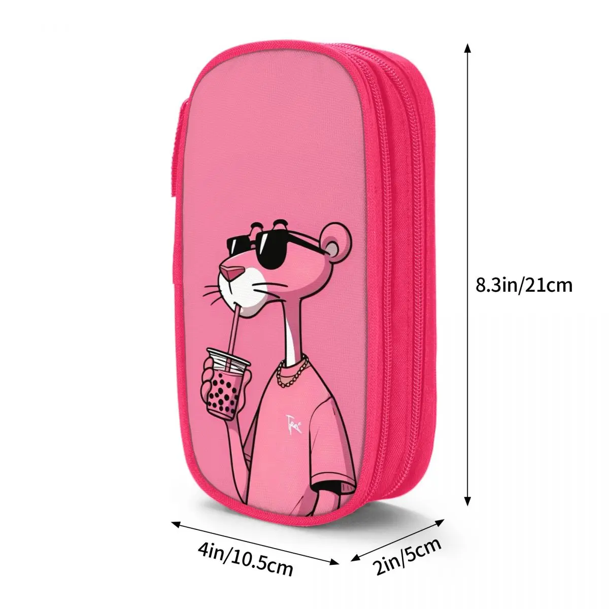 الوردي الحيوان الكرتون طباعة مقلمة مقلمة المدرسة قماش الطلاب الرجعية المحمولة صندوق رصاص القرطاسية المدرسية