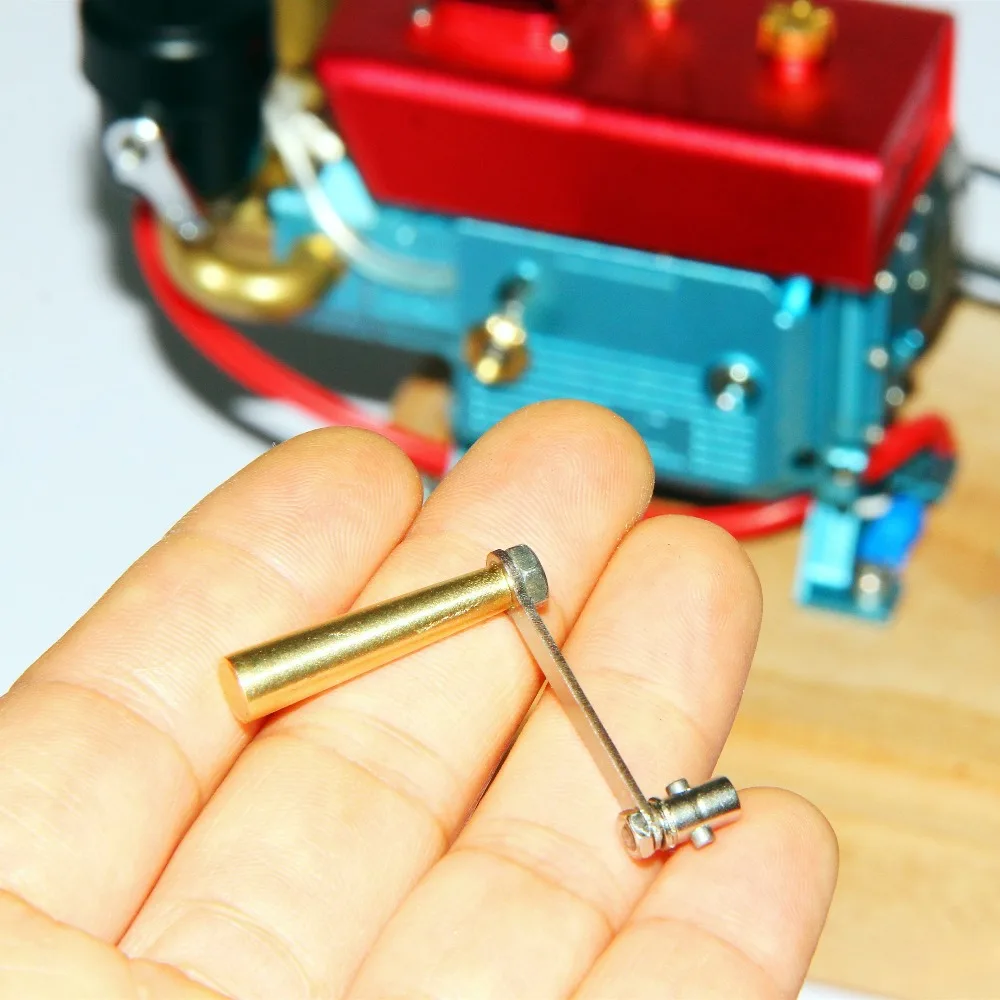 Modelo de motor csion, peças decorativas de metal, mini manivela, alça dourada, decoração, modelo de motor, peças decorativas