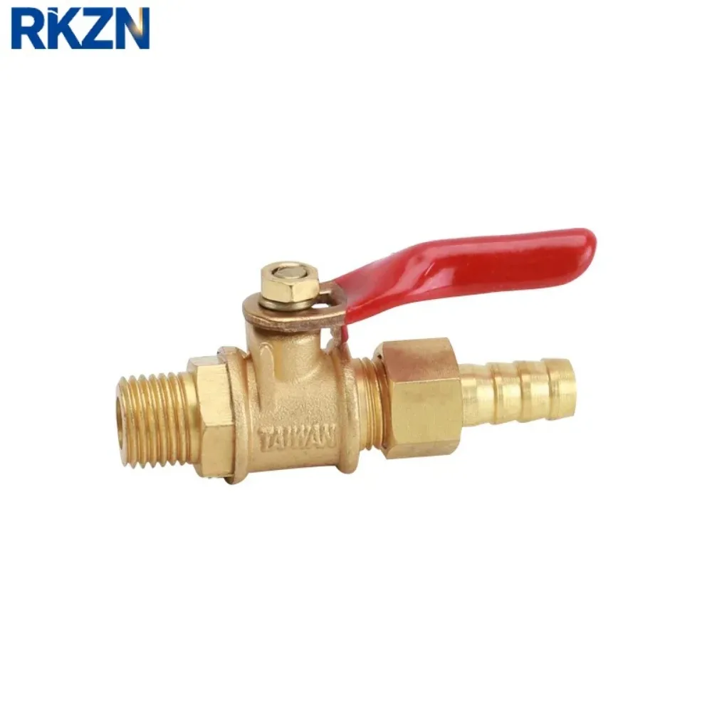 Brass Hose Barb Ball Valve 1/4