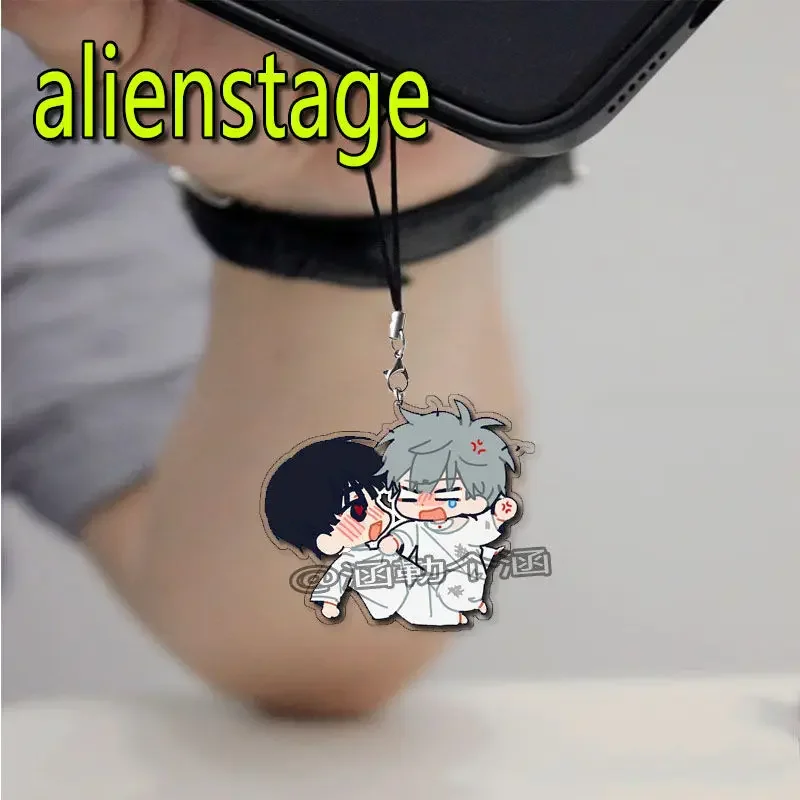 Ivan & Till Alien Podium Voor Mobiele Telefoon Riem Anime Cartoon Lanyard Voor Iphone Mode Creatieve Mobiele Telefoon Riemen Hangen Touw