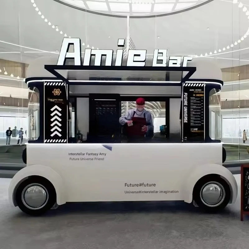 

Customized Mini Electric Mobile Kitchen Food Trailers For Dining Coffee Camping Snacks Commercial Mobile Truck Trailer