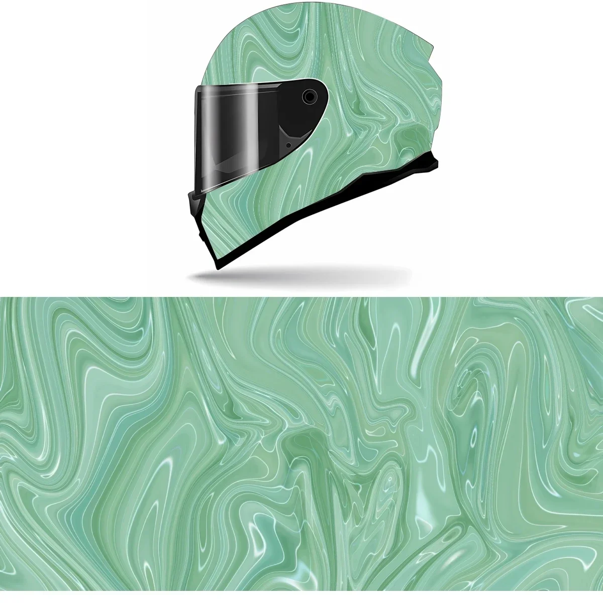 

Abstract Aesthetic Liquid art Full Helmet Wrap Sticker Motorcycle Helmet Racing Graphic Decal Vinyl Wrap Helmet Decor Sticker