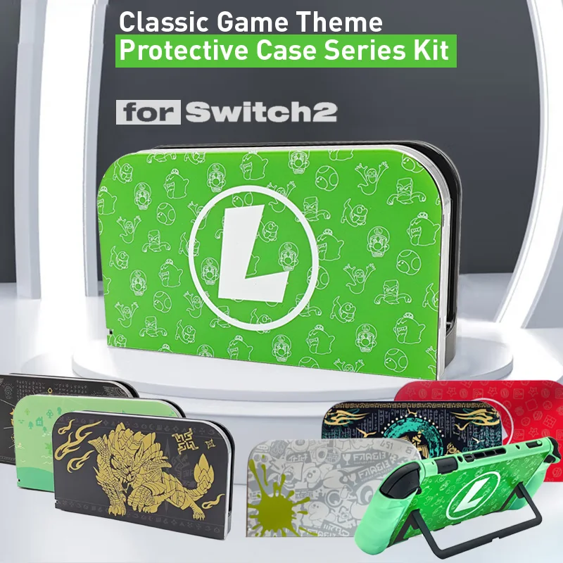 For NS Switch 2 Shell Cover Skin Housing Protective Case Series Kit Dock Station Base For NS Switch 2 Game Accessories