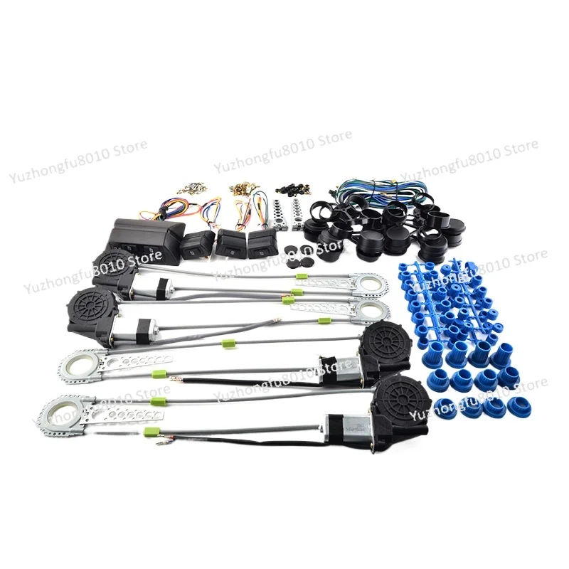 Universal 4-door Power Window Kit Power Window Roll up Closer Module Kit 2/4 Door Power Window Kit