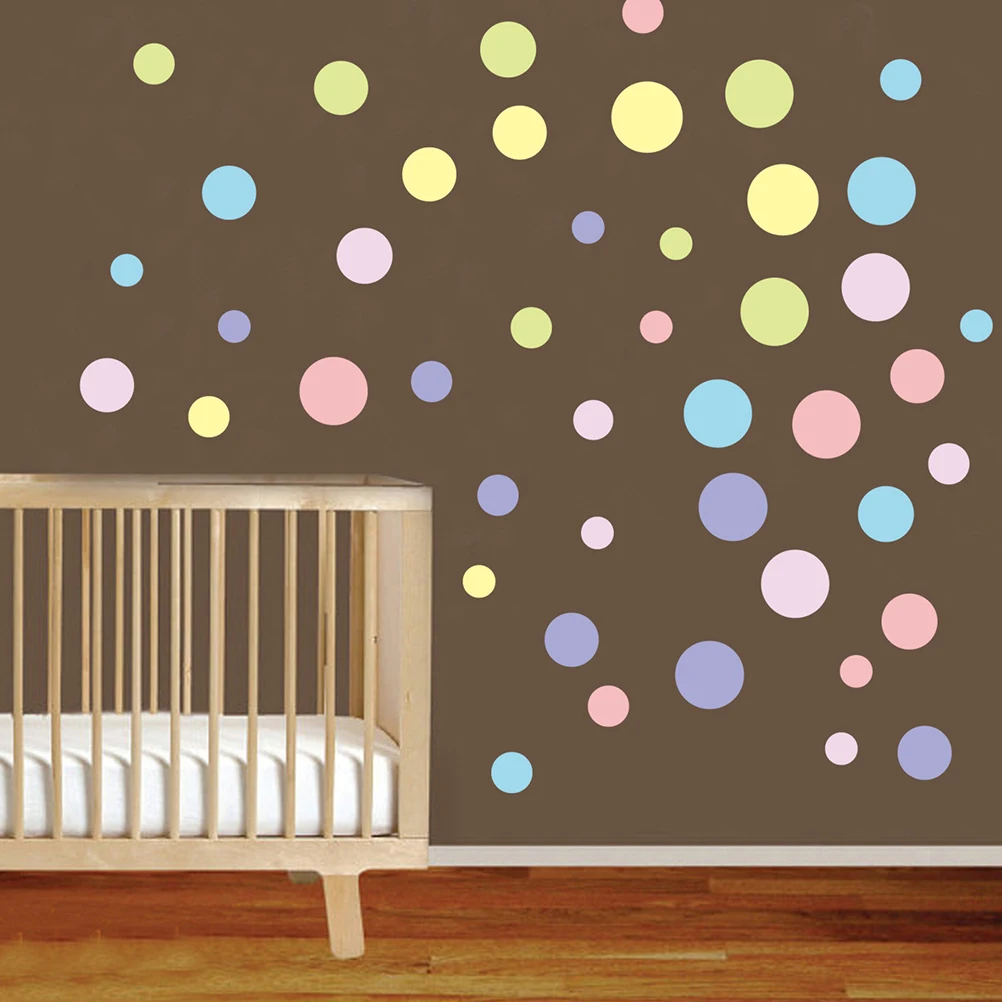 

4Pcs 34x48cm DIY Colorful Dot Wall Decals Easy Apply Remove No Residue Home Sticker Decor Wallpaper Wall Sticker Decor