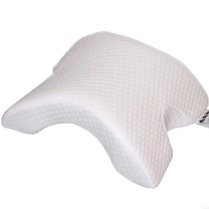 Memory Foam Pillow Tunnel Slow Rebound Pressure Pillow Arm Pillow Spooning Pillow Arched Neck Cervical Pillow for Travel