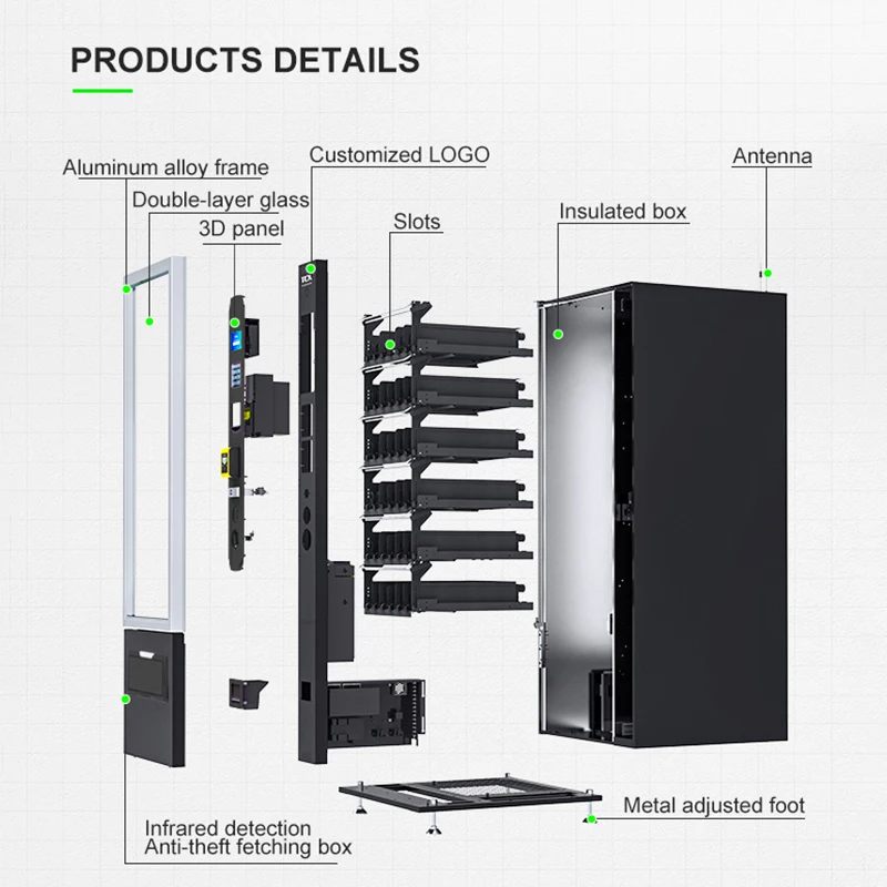 آلة بيع مخصصة للأطعمة والمشروبات TCN Verkuusautomat البيع الآلي