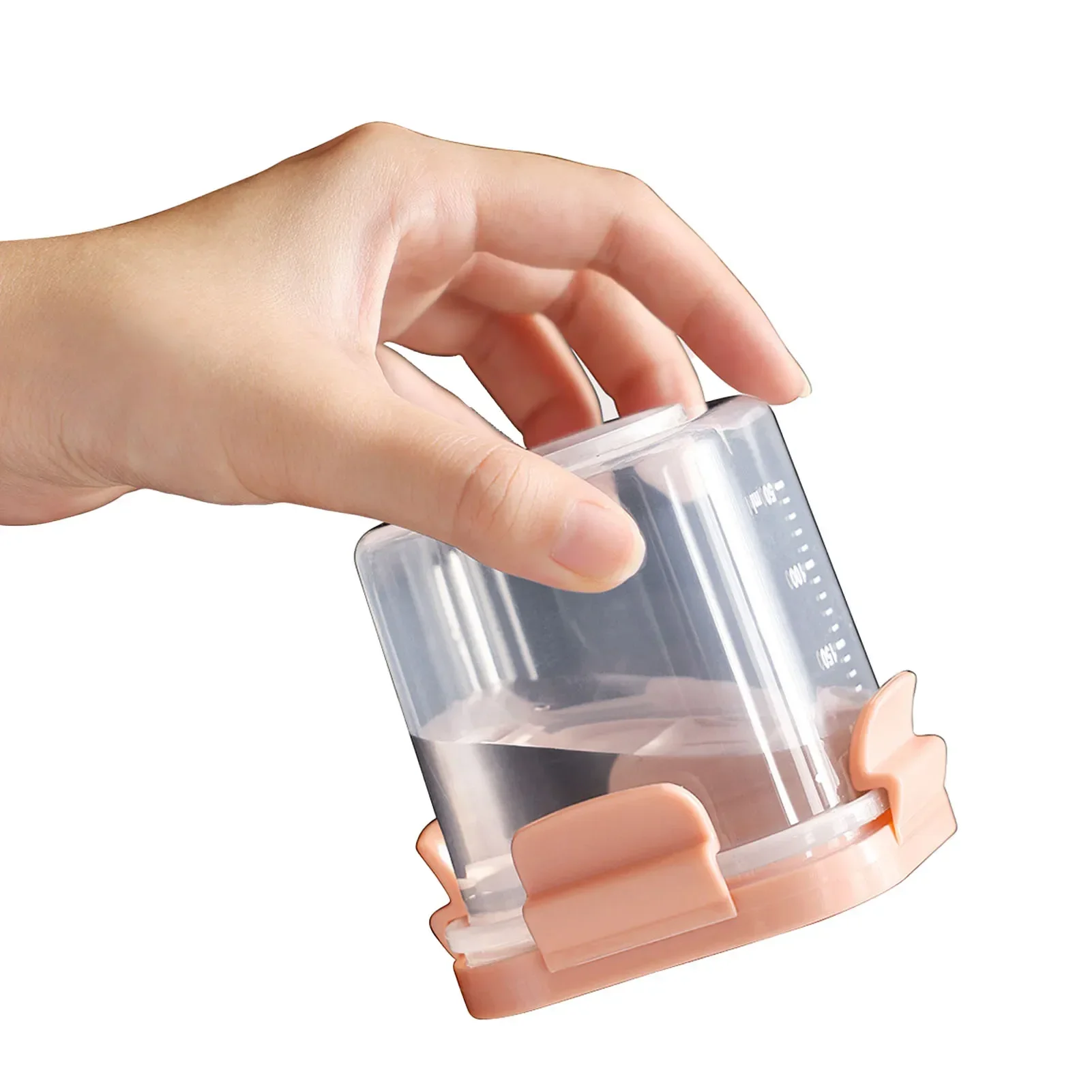 Infant Food Container Microwave Safe Airtight 200ml Portable Newborn Food Storage Box With Scales For Freezer Outdoor