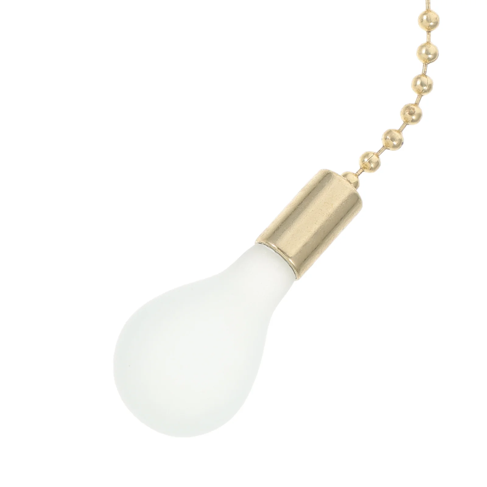 

1Set Ceiling Fan Pull Chain Vintage Fan Bulb Shape Retro Style Decorative Pull Chain Extender for Ceiling Light Lamp Fixture