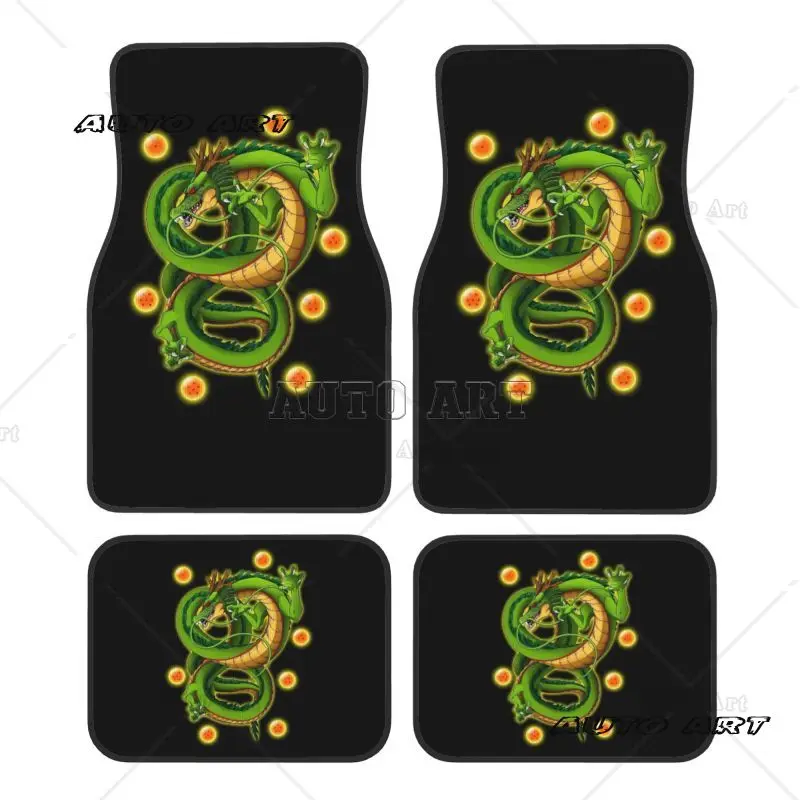 

4pcs Dragon King Design Car Mats Non-Slip Waterproof Interior Protection Accessories - Valentine'S Day The Perfect Men Gift