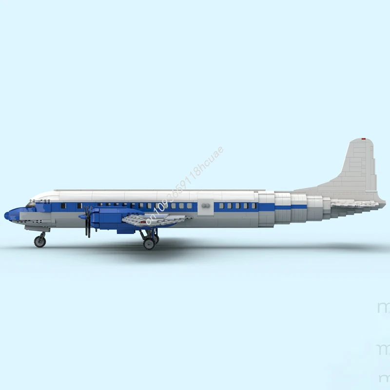 

1538 шт. MOC Douglaser DC-6B Cloudmaster Строительные блоки STEAM Learning Практическое мышление Логическое мышление Рождественская игрушка в подарок