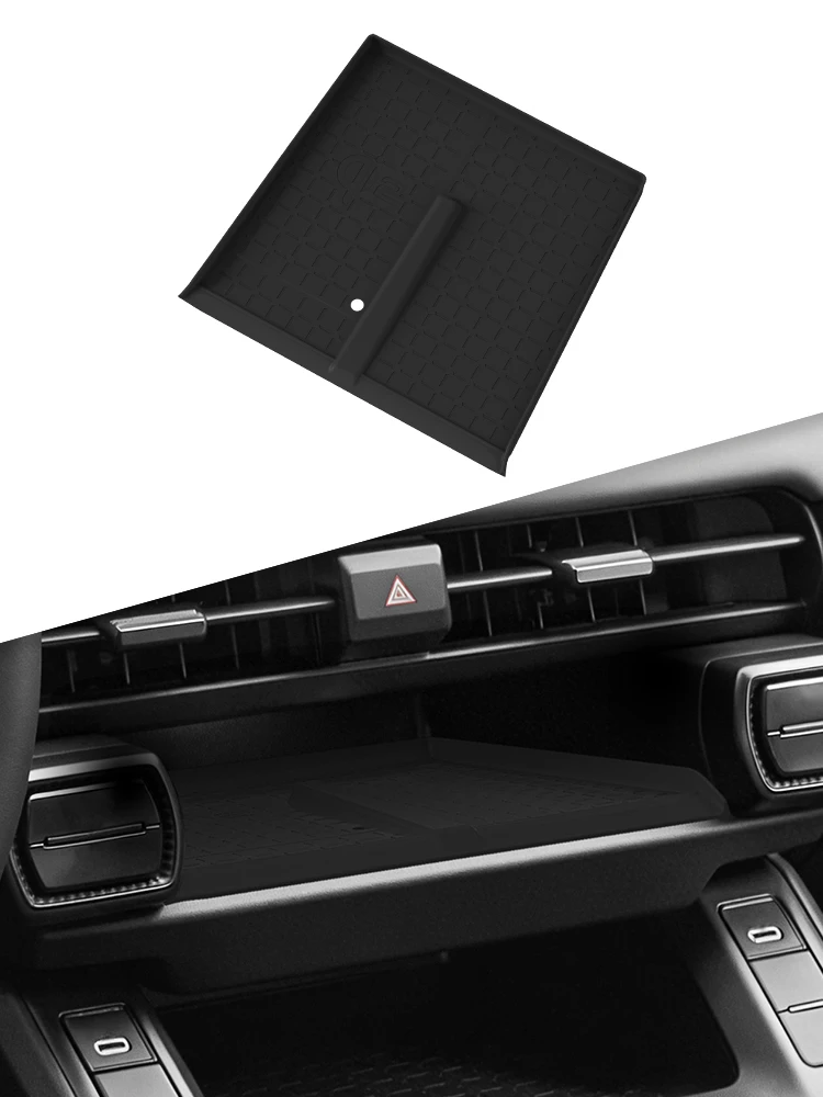 LUCKEASY für Toyota RAV4 2026 Auto-Mittelkonsole Kabelloses Ladepad Schmutzabweisende Handy-Schutzmatte Rutschfeste Matte Zubehör