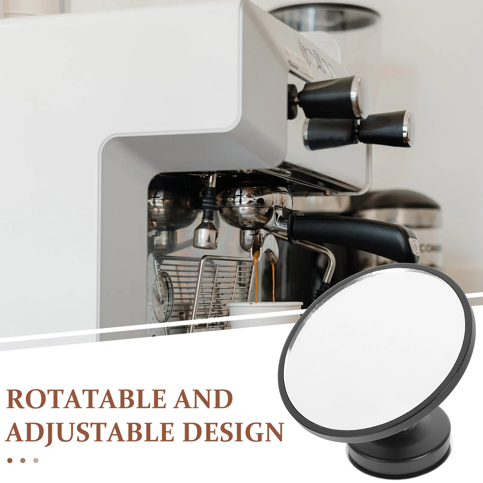 

Espresso Shot Mirror 360° Rotatable Coffee Machine Adjustable Mirror Flow Rate Observation Tool For Coffee Maker
