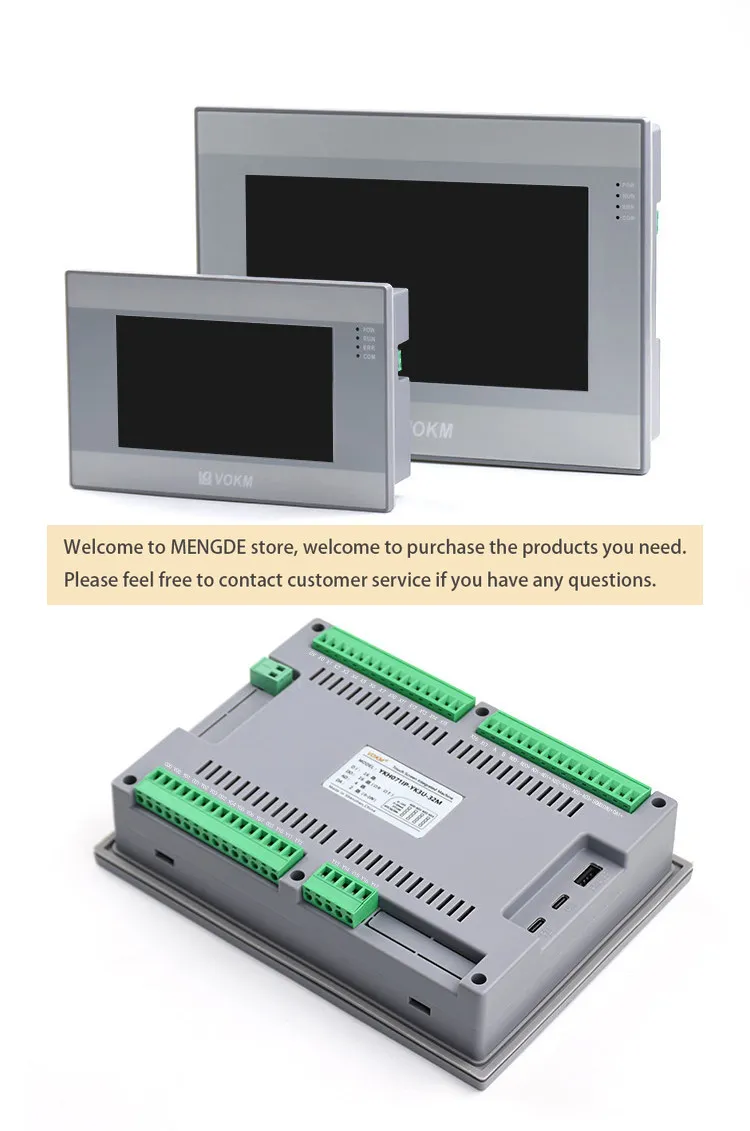 4.3 "4.7" HMI PLC All in One YKH041iP-24M YKH071iP-32M YKH071iP-48M Touch Screen 4-axis Analog Temperature Compatible with FX3U view 4