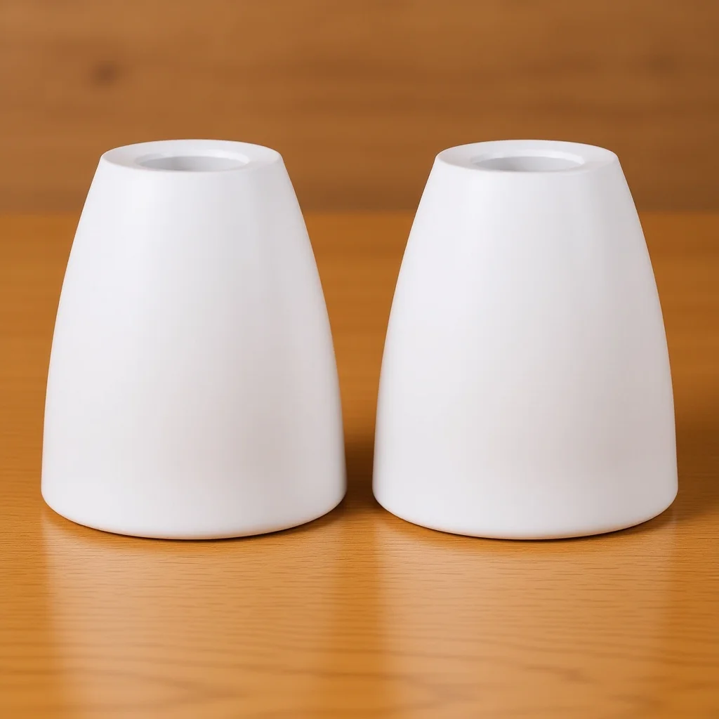 

2Pcs Plastic Lampshade 42Mm Center Hole Flat Mouth Light Cover for Chandelier Wall Lamp Desk Fixture Barrel Shade Home Decor