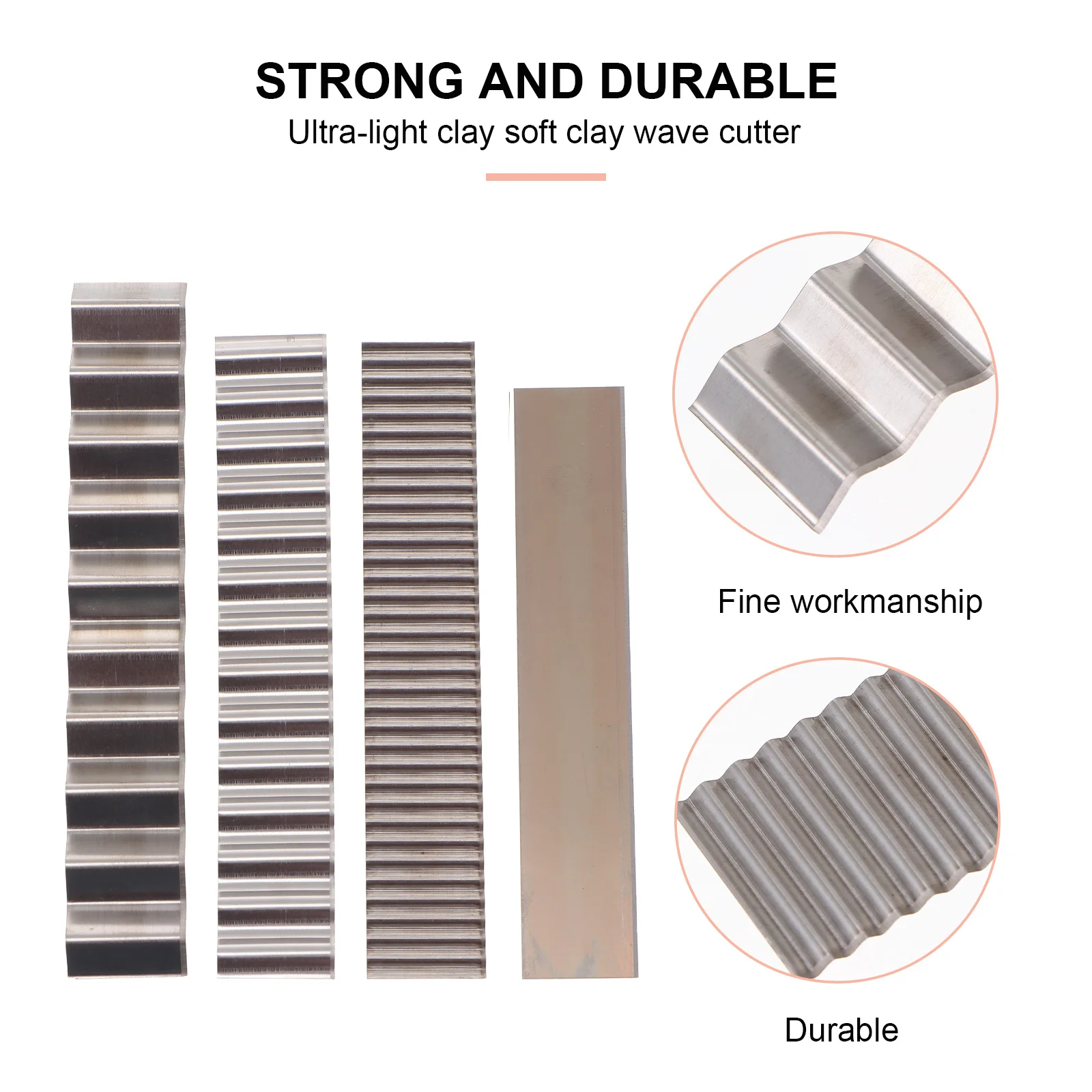 8Pcs Polymer Clay Cutters Shaping Tools Durable Stainless Steel DIY Sculpture Modeling Cutters Carving Supplies for Beginners