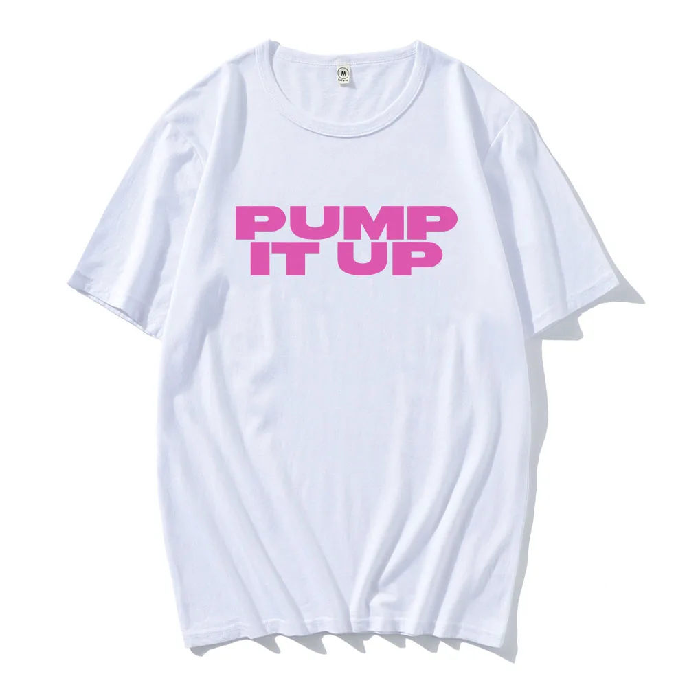Pump It Up Pink Koszulka z nadrukiem The Substance Horror Movie Tshirty z krótkim rękawem Mężczyźni/Kobiety Mężczyźni Koszulka Casual Film Graphic Tee