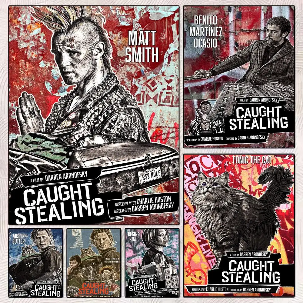 Movie C-Caught Stealing Poster PP Wall Decor Posters Celebrity Art Prints Aesthetic Wall Art Bedroom Office Home Gift