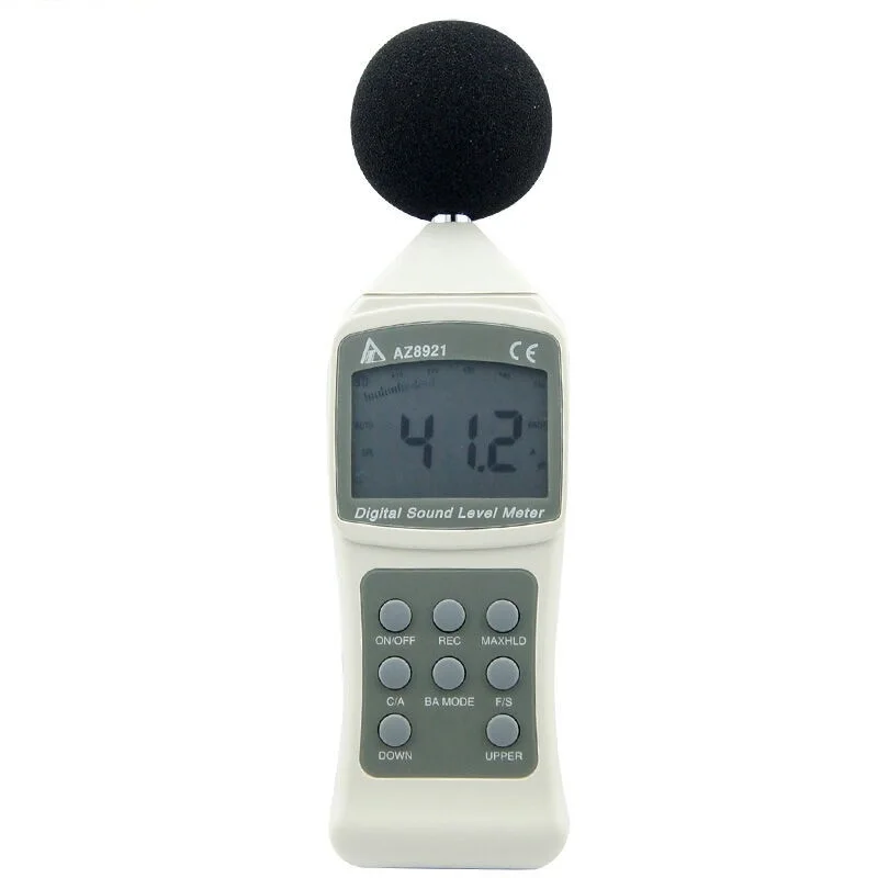 Lcd Digital Medidor de Nível de Som Detector de Ruído Decibel Medidor Az8921