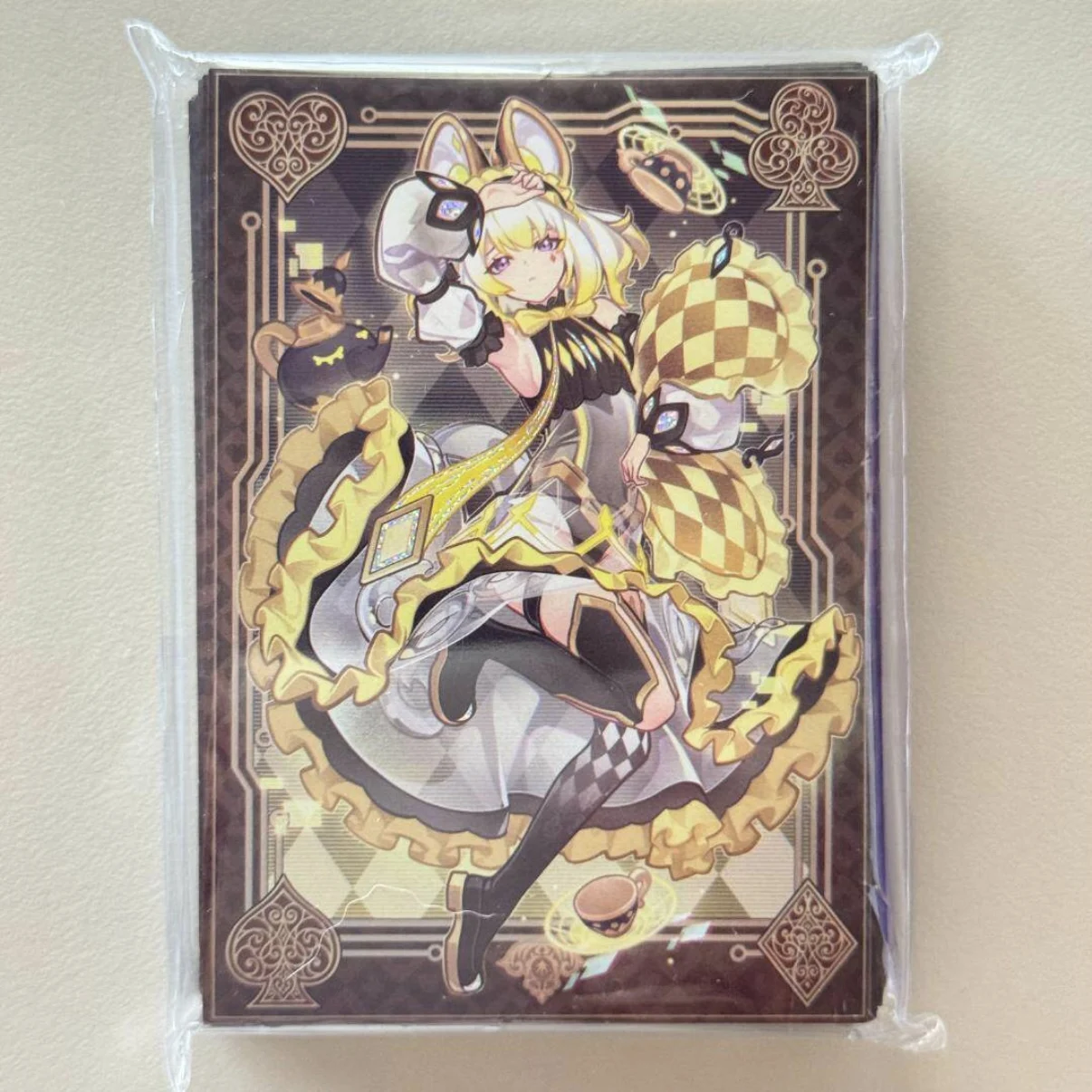 new-yu-gi-oh-maliss-p-dormouse-limited-pink-flash-board-game-card-case-maliss-p-march-hare-game-collection-card-protective-case