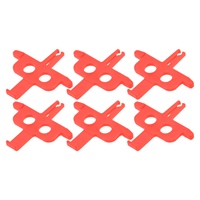 6Pcs Plastic Bicycle Brake Pad Spacer Hydraulic Disc Brake Pad Spreader Instert Tool Bicycle Brake Pad Gasket Bike Accessories
