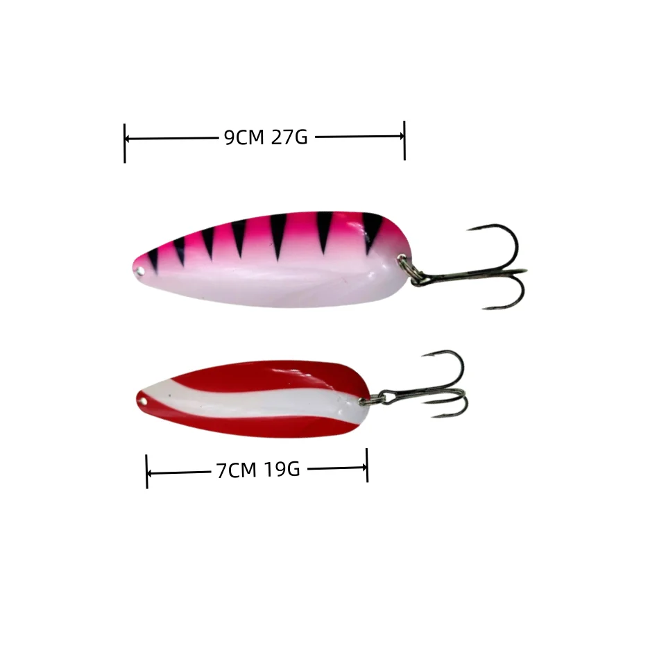 Cuchara de pesca MUKUN para trucha – Señuelo metálico giratorio - imagen 5
