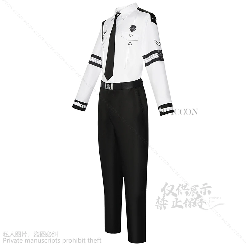 Xavier Cosplay Game Love And DeepSpace Cos Costume Prop Clothes Wig Uniform Shirt Tie Suit Man Set Halloween Party Play Seiya image 2