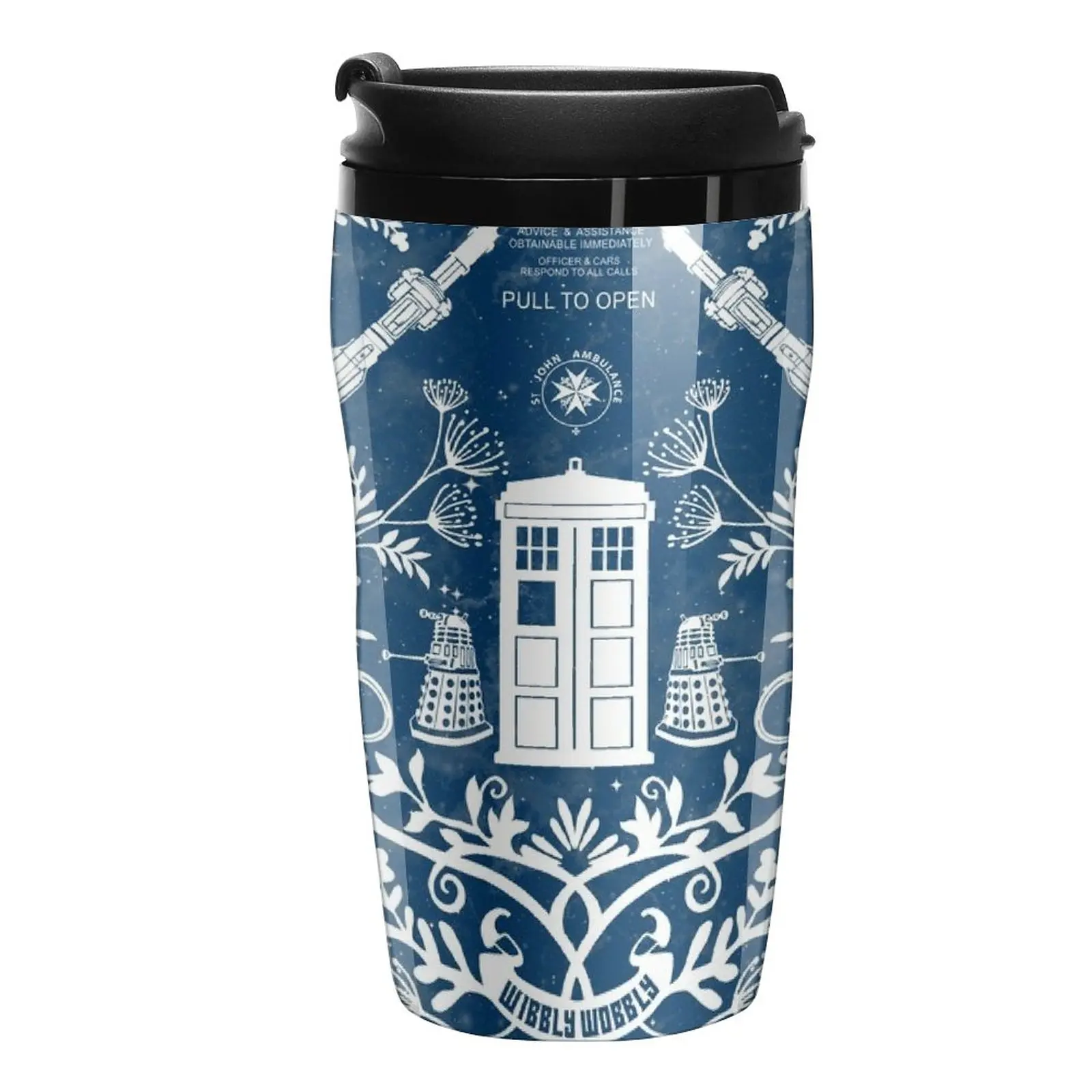 

New Who Damask Travel Coffee Mug Cup Of Coffee Coffe Cups