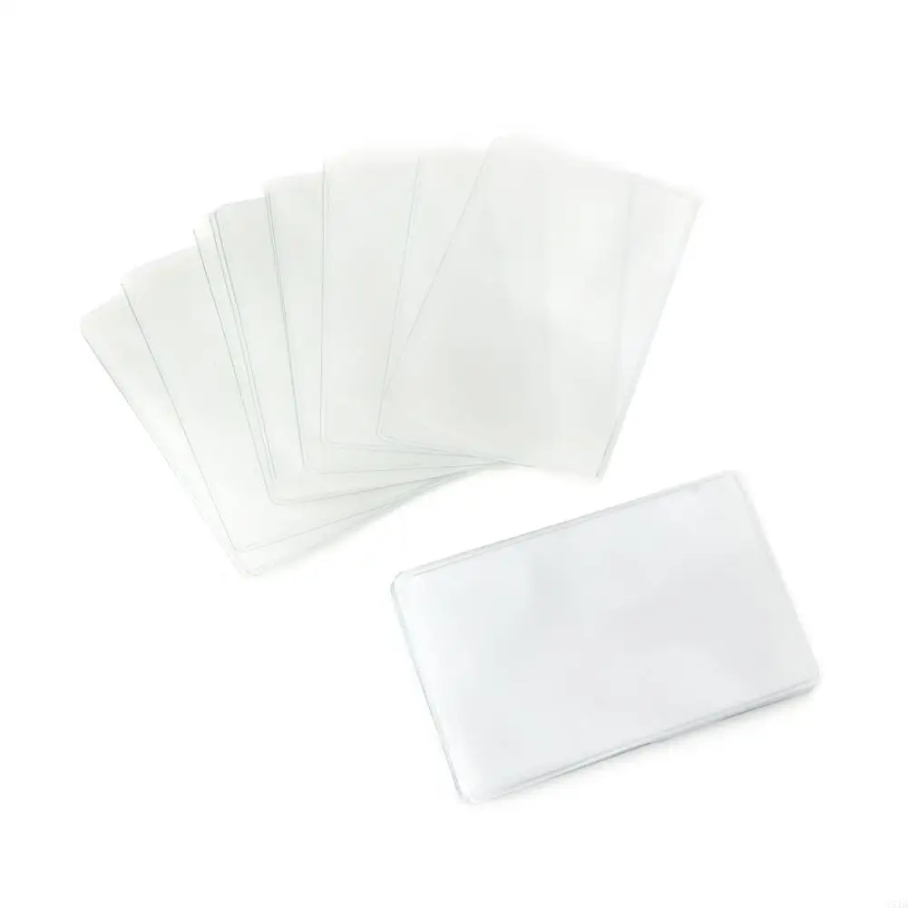 77JB 20pcs Hình chữ nhật rõ ràng BADGE BADGE HADGE HADE