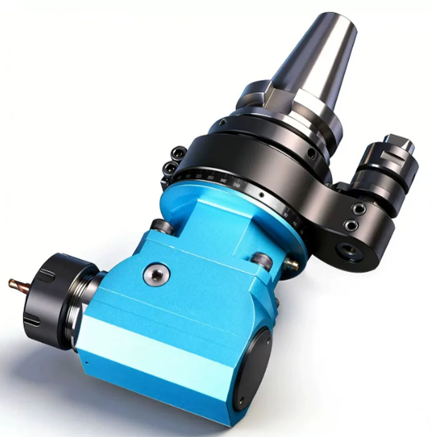 Industrial Grade BT40 BT50 90 Degree Right Angle Side Milling Head ER25 ER32 ER40 CNC Machining Center Angle Tool Holder