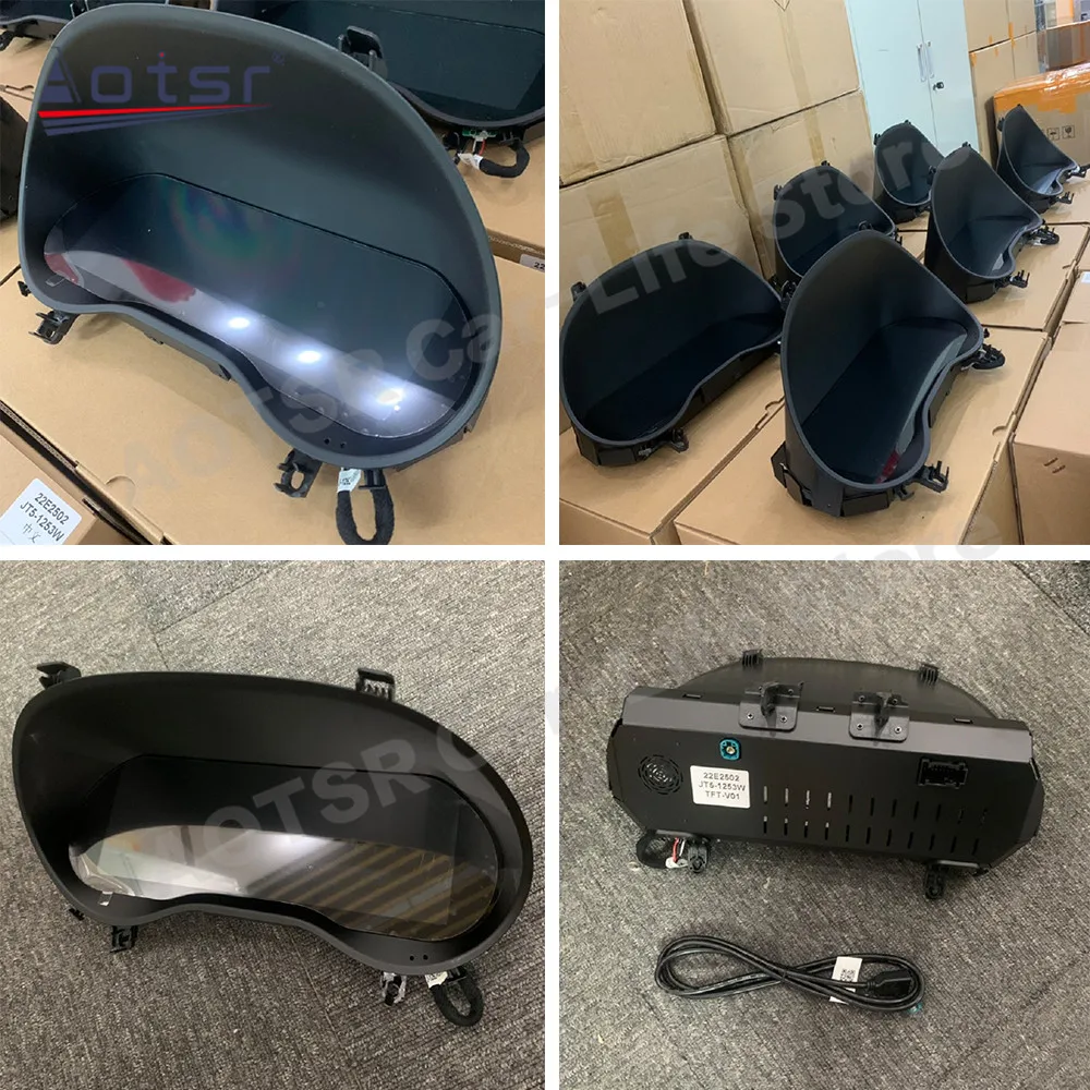 Android Digital Cluster Virtual LCD Dashboard For Benz Vito W447 2014 2015 2016 2017 2018 2019 2020 2021 Instrument Display GPS