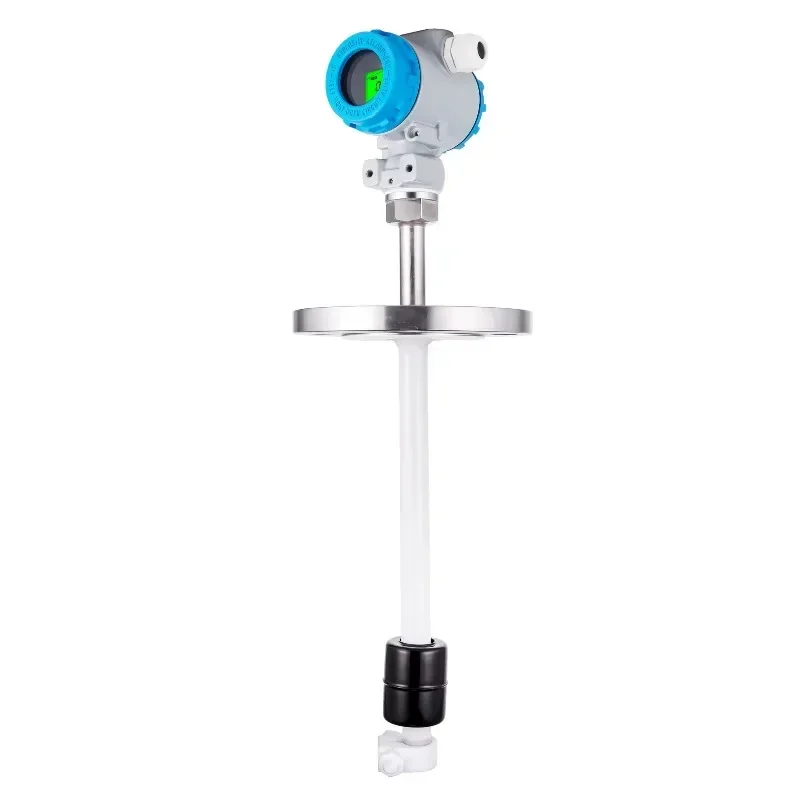 LCD float switch level gauge 1M 2M 3M 5M 10m to 4-20ma IP68 level transmitter sensor