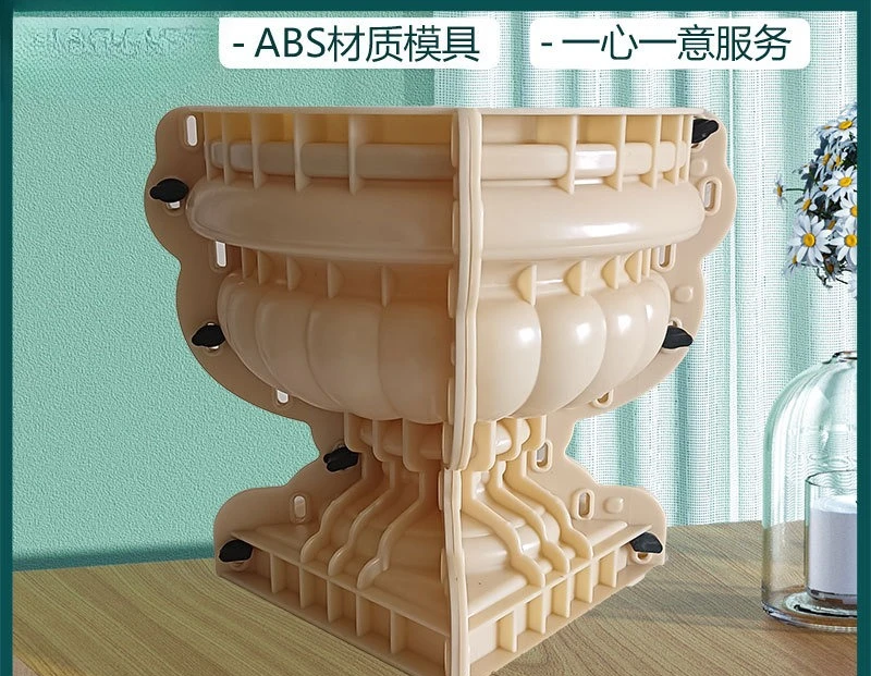 قالب وعاء الزهور المستدير وعاء الاسمنت قالب بونساي أوروبي بوعاء نبات سميك #1