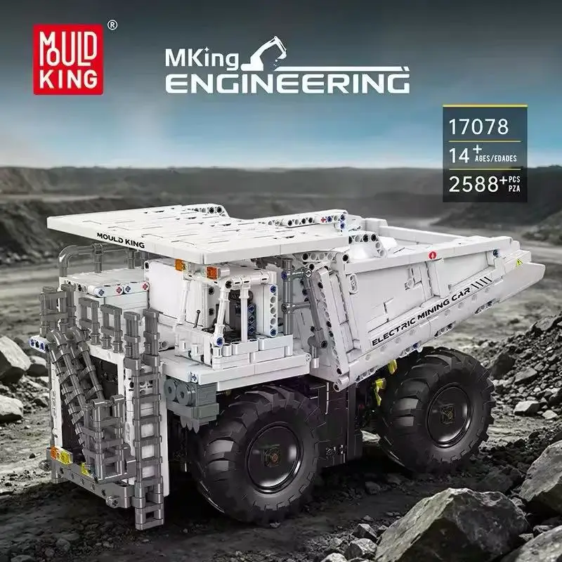 2588Pcs Mine Haul Truck with motors Building Blocks City Engineering Car Model Bricks Technology RC Car Model DIY Toys Gifts