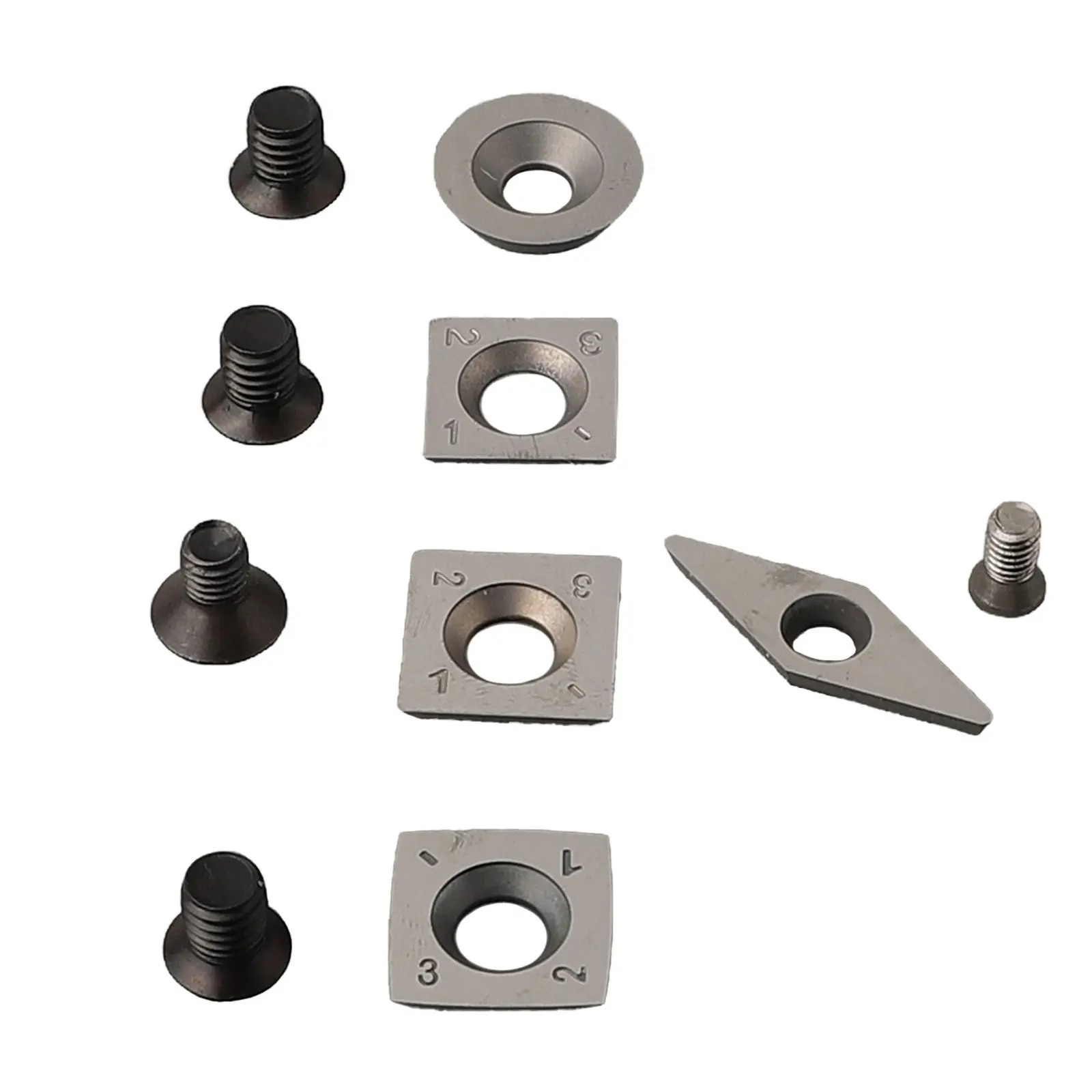 Lathe Holder Tool Inserts Blades Silver With Screws Workholding Carbide For Chisel Turning Metalworking High Quality