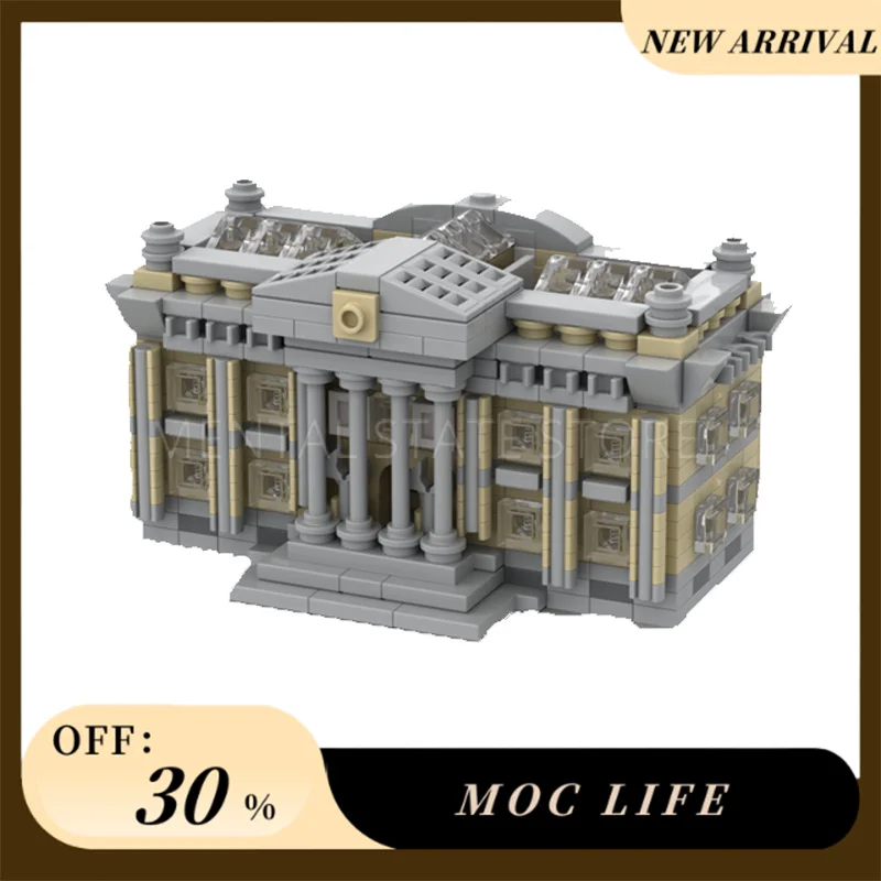 [13861PCS] Aangepaste MOC Hofhuis Creatieve Bouwstenen Set STEM Educatief Speelgoed Bouw Model Kit Verjaardagscadeautjes