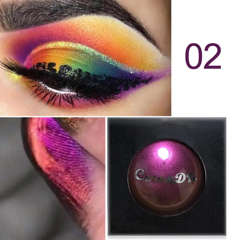 1PCS Multi Chrome Pigment Multi-chrome Shade Shifting Pigments Metallic Glitter Chameleon Eyeshadow Shiny Smokey Eye Shadow