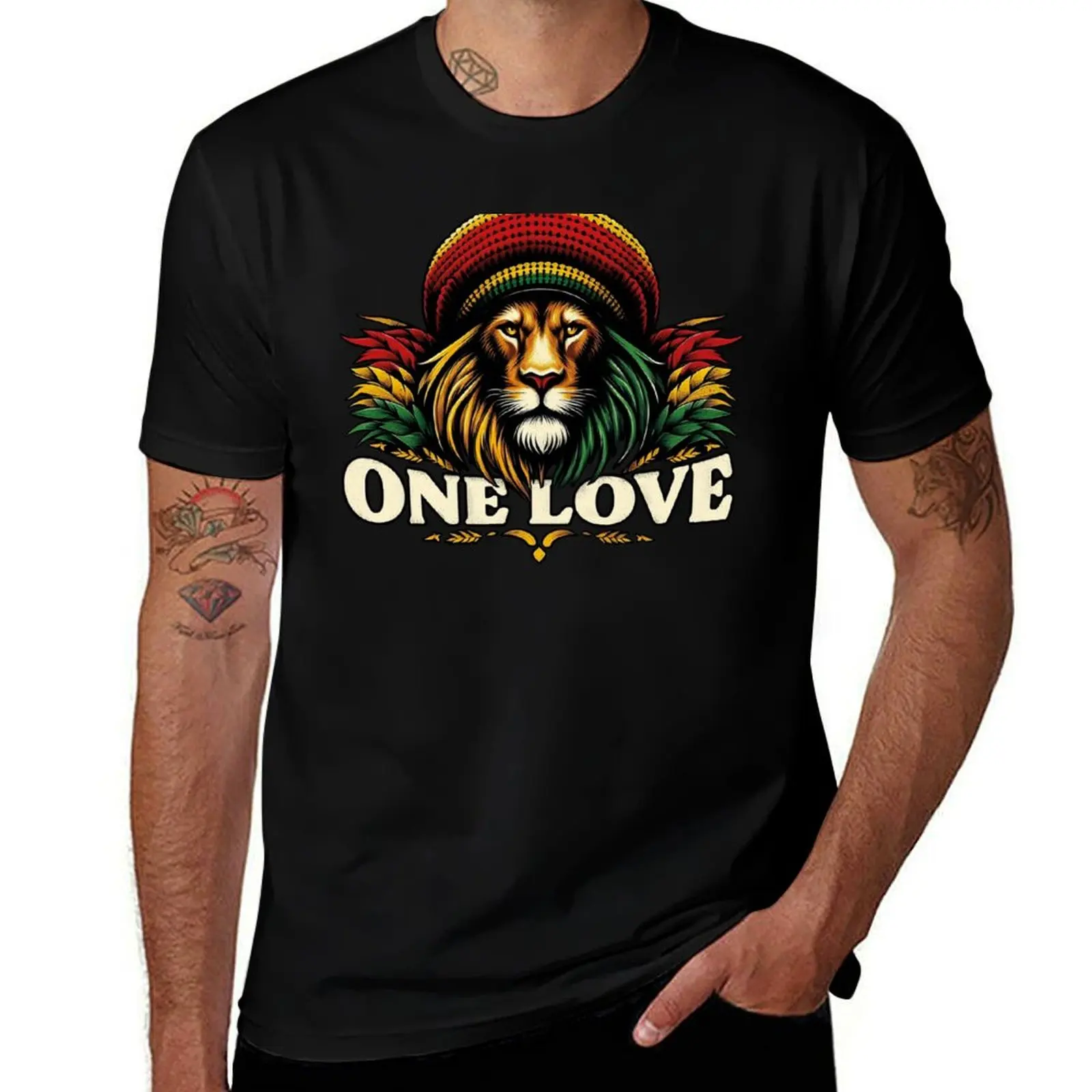 

ONE LOVE T-Shirt t shirts for man slim fit t shirt man casual cotton t shirt pack T-shirt